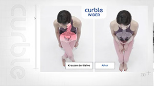 Curble Wider - Posture Before and After